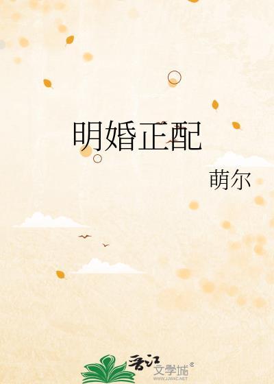 明婚正配的意思